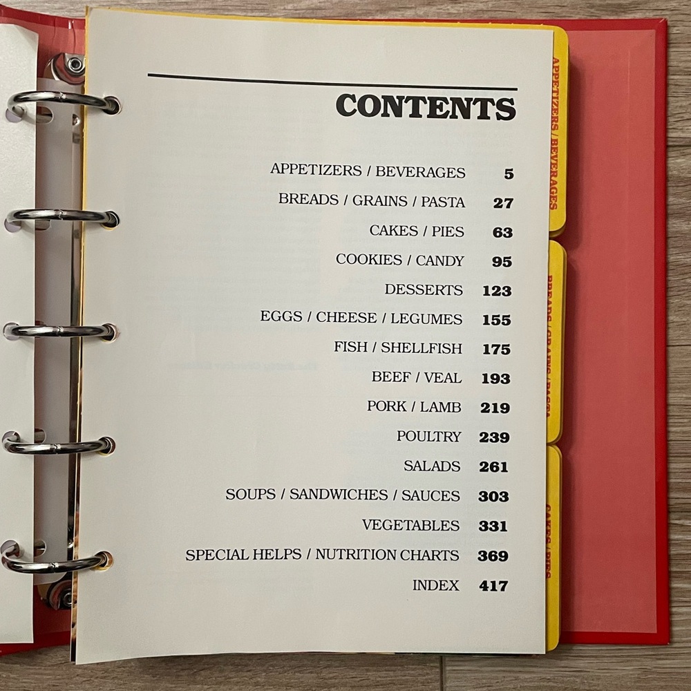 Vintage Betty Crocker's Cookbook New and Revised Hardcover Binder 1986 - Picture 7 of 15